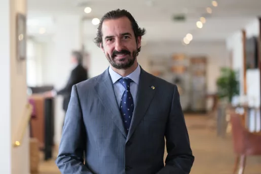 Arturo de las Heras, en el Club Financiero Arturo de las Heras, en el Club Financiero