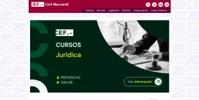 Captura de pantalla de la web de Civil Mercantil CEF.-.