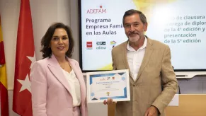 CEF.- UDIMA clausura el 4º programa 'Empresa Familiar en las Aulas' de ADEFAM.