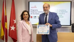 CEF.- UDIMA clausura el 4º programa 'Empresa Familiar en las Aulas' de ADEFAM.