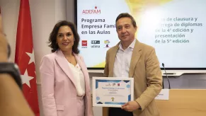 CEF.- UDIMA clausura el 4º programa 'Empresa Familiar en las Aulas' de ADEFAM.