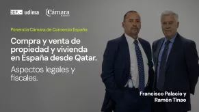 Los profesores de CEF.- UDIMA Ramón Tinao y Francisco Palacio.