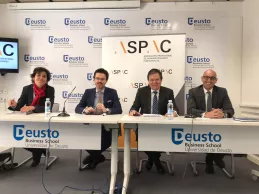 De izquierda a derecha, Marta Flores, José Amérigo, Diego Comendador y Aticus Ocaña. De izquierda a derecha, Marta Flores, José Amérigo, Diego Comendador y Aticus Ocaña.