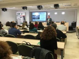 Eugenio Lanzadera, secretario general de UDIMA, durante su charla en CEF.-. este jueves. Eugenio Lanzadera, secretario general de UDIMA, durante su charla en CEF.-. este jueves.