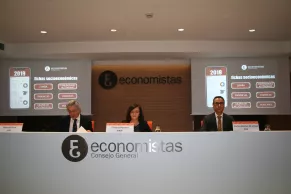 Imagen del salón de actos del Consejo General de Economistas Imagen del salón de actos del Consejo General de Economistas
