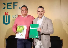 Alfonso Vázquez Varela (Fundación COIMCE) y Álvaro Porta de las Heras (CEF.- UDIMA). Alfonso Vázquez Varela (Fundación COIMCE) y Álvaro Porta de las Heras (CEF.- UDIMA).