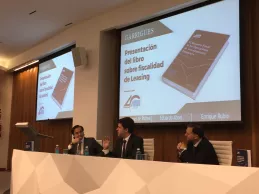 De izquierda a derecha, José Coronel de Palma y Martínez-Agulló, Eduardo Abad y Enrique Rubio. De izquierda a derecha, José Coronel de Palma y Martínez-Agulló, Eduardo Abad y Enrique Rubio.