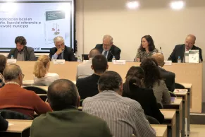 Imagen del acto de presentación del libro de la Editorial Estudios Financieros en Madrid. Imagen del acto de presentación del libro de la Editorial Estudios Financieros en Madrid.