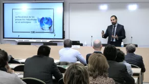 Jesús Canales, este miércoles en la sede del Grupo CEF.- UDIMA en Madrid. Jesús Canales, este miércoles en la sede del Grupo CEF.- UDIMA en Madrid.
