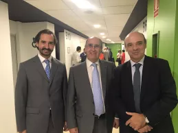 Arturo de las Heras, Roque de las Heras y Diego Martín-Abril Arturo de las Heras, Roque de las Heras y Diego Martín-Abril