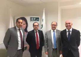 De izquierda a derecha de la imagen, Antonio Cuevas, José Luis Risco, Roque de las Heras y Joaquín Danvila (Redacción y fotografías: Ramón Oliver) De izquierda a derecha de la imagen, Antonio Cuevas, José Luis Risco, Roque de las Heras y Joaquín Danvila (Redacción y fotografías: Ramón Oliver)