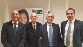 De izquierda a derecha, Joaquín Danvila, Eduardo Sanz, Roque de las Heras y Antonio Cuevas De izquierda a derecha, Joaquín Danvila, Eduardo Sanz, Roque de las Heras y Antonio Cuevas