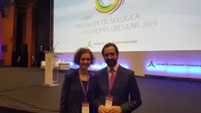 La presidenta de la UDIMA, Arancha de las Heras,<br />y el presidente del CEF.-, Arturo de las Heras (Redacción: Luis Miguel Belda)  La presidenta de la UDIMA, Arancha de las Heras,<br />y el presidente del CEF.-, Arturo de las Heras (Redacción: Luis Miguel Belda)