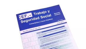 Portada Revista de Trabajo y Seguridad Social. Editorial CEF.-