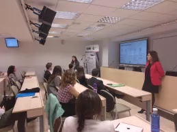 Las profesionales de Grant Thornton durante su presentación en las instalaciones del CEF.- en Madrid. Las profesionales de Grant Thornton durante su presentación en las instalaciones del CEF.- en Madrid.