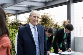 Don Roque de las Heras, presidente de honor y fundador del Grupo CEF.- UDIMA.